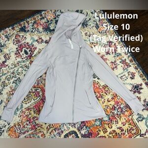 Lululemon Jacket, size 10, like new! Beautiful lilac color!